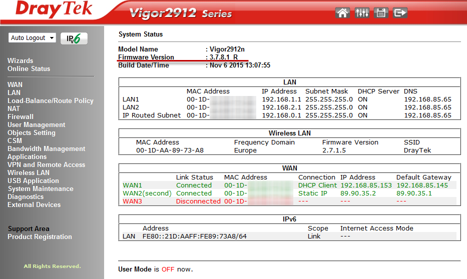 Обзор маршрутизатора Draytek серии 2912. Часть вторая - 4 Обзор маршрутизатора Draytek серии 2912. Часть вторая - 4