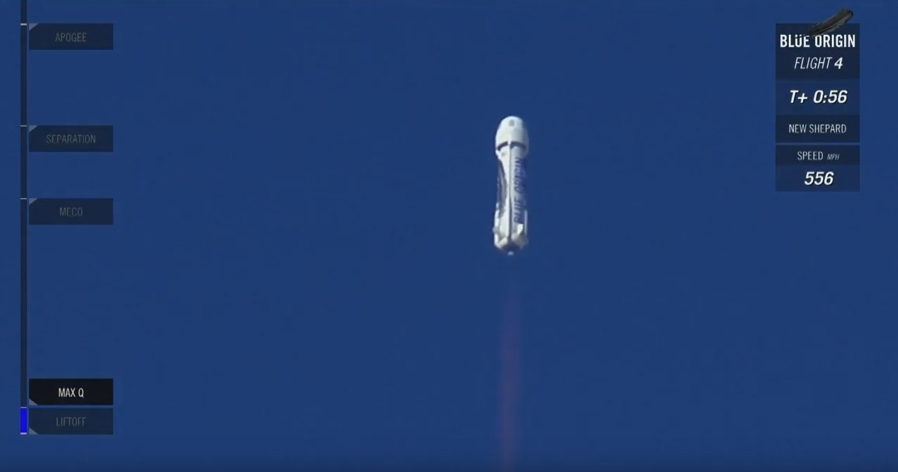 Четвертая посадка New Shepard: научные эксперименты, тест отказа парашюта и первая полная трансляция пуска - 16 Четвертая посадка New Shepard: научные эксперименты, тест отказа парашюта и первая полная трансляция пуска - 16