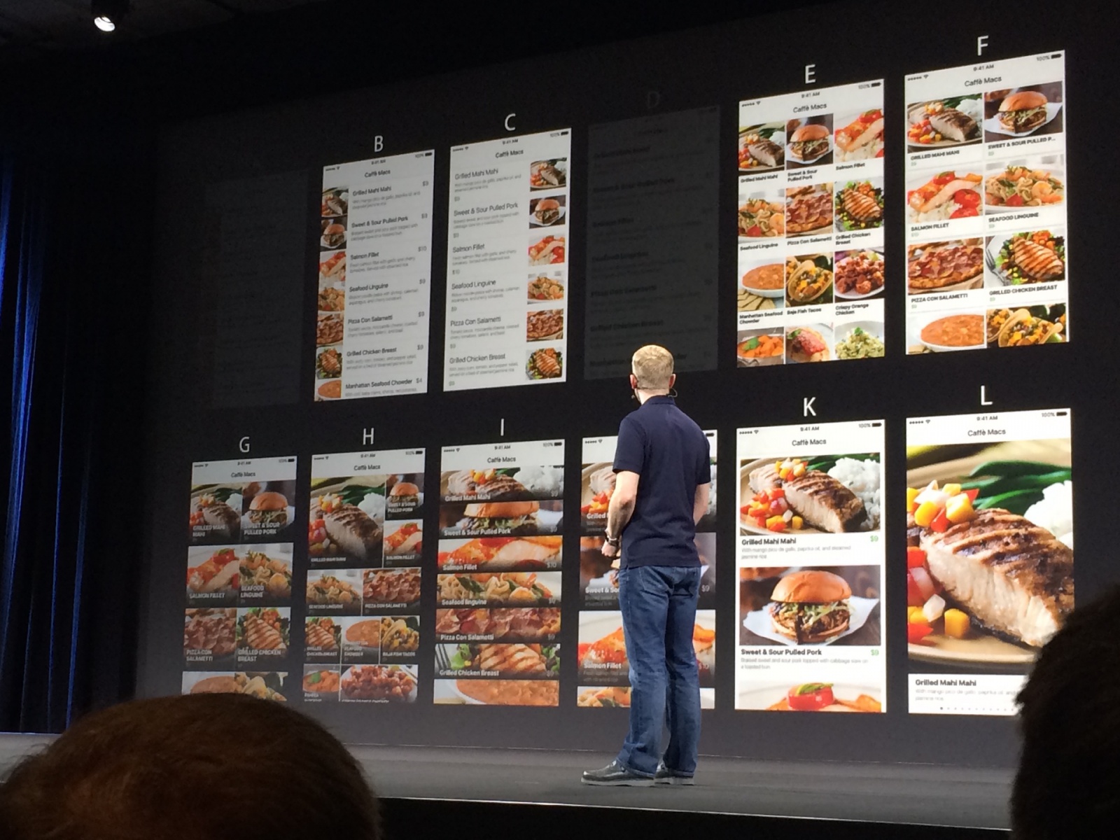 Отсмотр вариантов дизайна