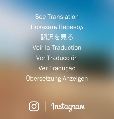 В Instagram добавят автоматический перевод