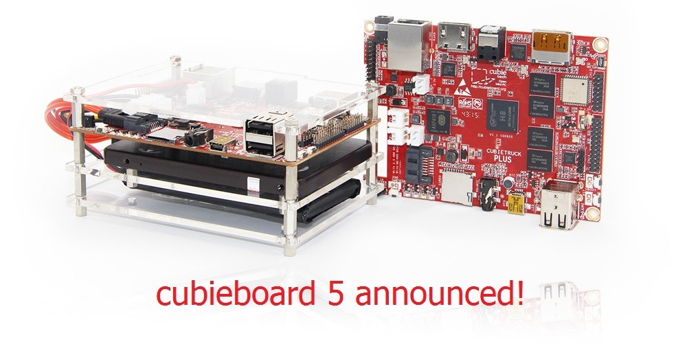 Анонсирован Cubieboard 5-Cubietruck Plus и HDD-RAID Shield - 1