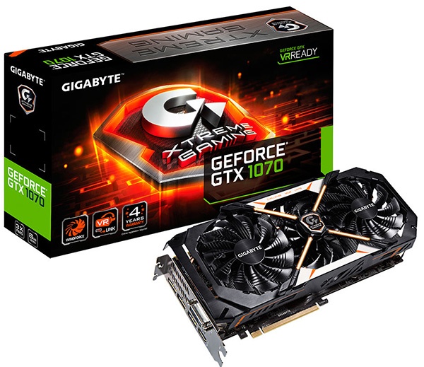 Gigabyte GeForce GTX 1070 Xtreme Gaming