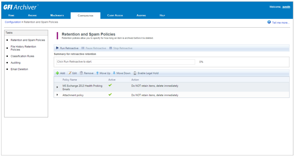 GFI Archiver: хранилище для почты - 7 GFI Archiver: хранилище для почты - 7