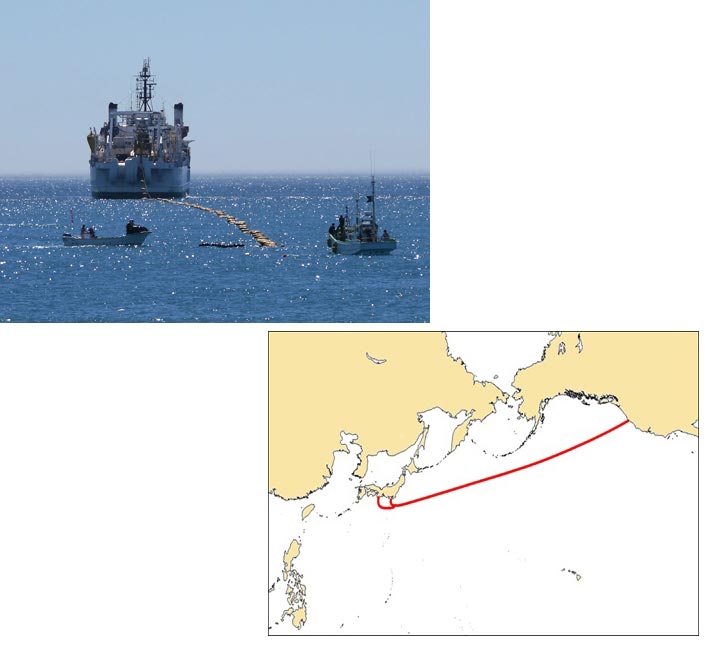 Кабельная система FASTER связала США и Японию