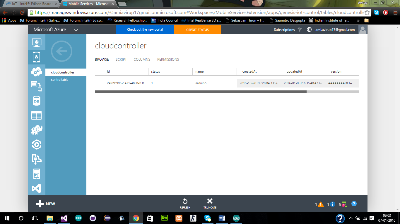 Intel Edison, Windows Phone и Microsoft Azure: облачный союз пульта и светодиода - 2 Intel Edison, Windows Phone и Microsoft Azure: облачный союз пульта и светодиода - 2