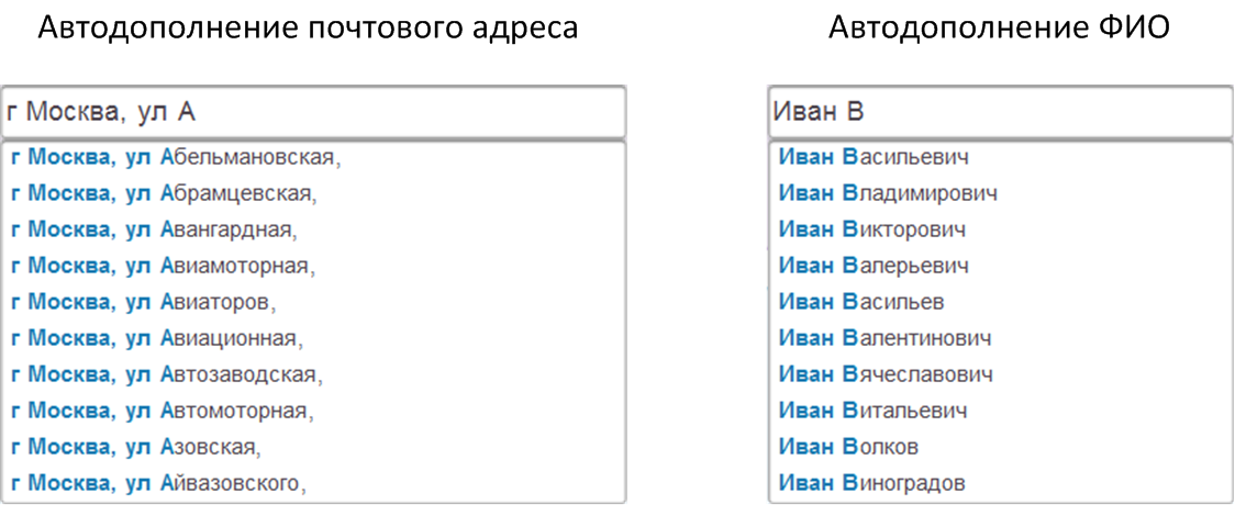 Оптимизация веб-сервиса подсказок для почтовых адресов и ФИО - 1