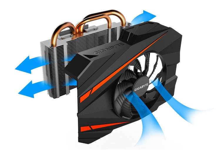 Ускоритель Gigabyte GeForce GTX 1070 Mini ITX OC короче любого собрата