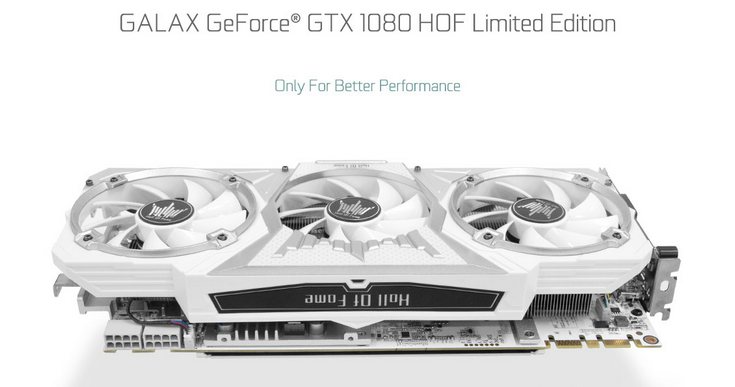 Galax GeForce GTX 1080 HOF Limited Edition — самая разогнанная версия GTX 1080
