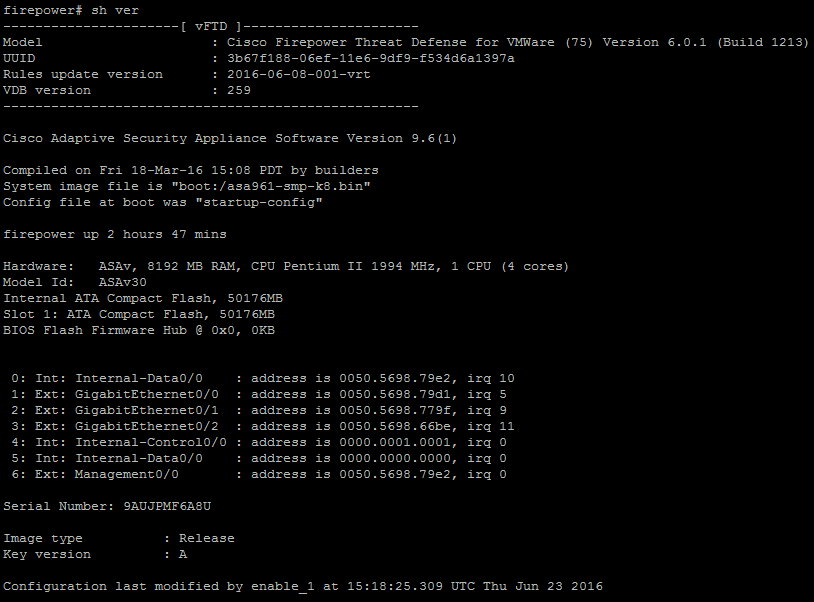 Первый взгляд на новое программное обеспечение Cisco Firepower Threat Defense - 8