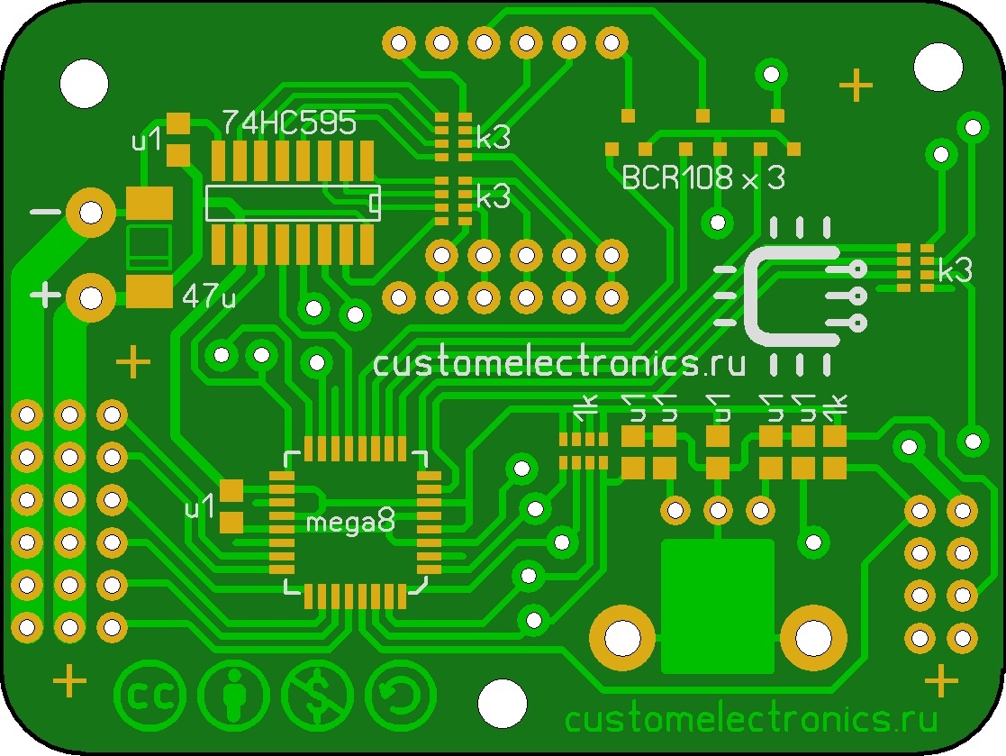 Многоканальный тестер сервоприводов с индикатором своими руками - 5