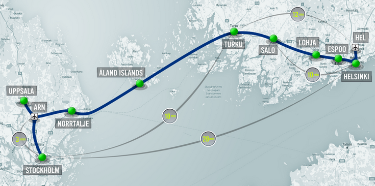 Hyperloop One считает, что постройка 1 км линии Hyperloop в Европе обойдётся в 16 млн долларов