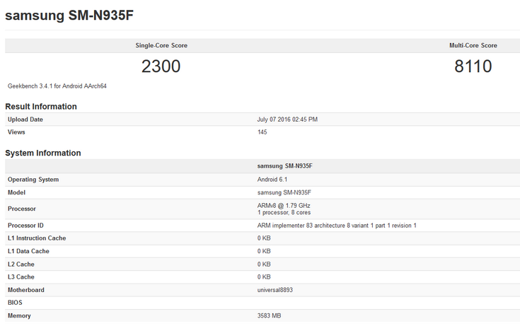 Смартфон Samsung Galaxy Note7 получит SoC Exynos 8893