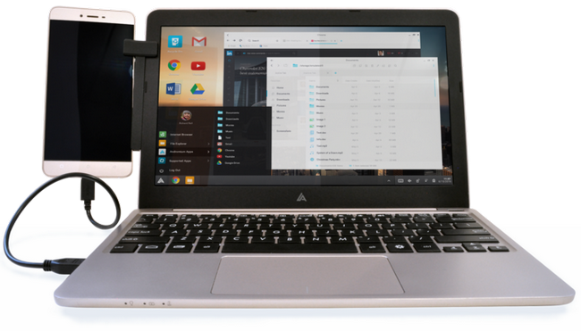 Superbook — аксессуар в виде ноутбука для смартфона с Android за $99