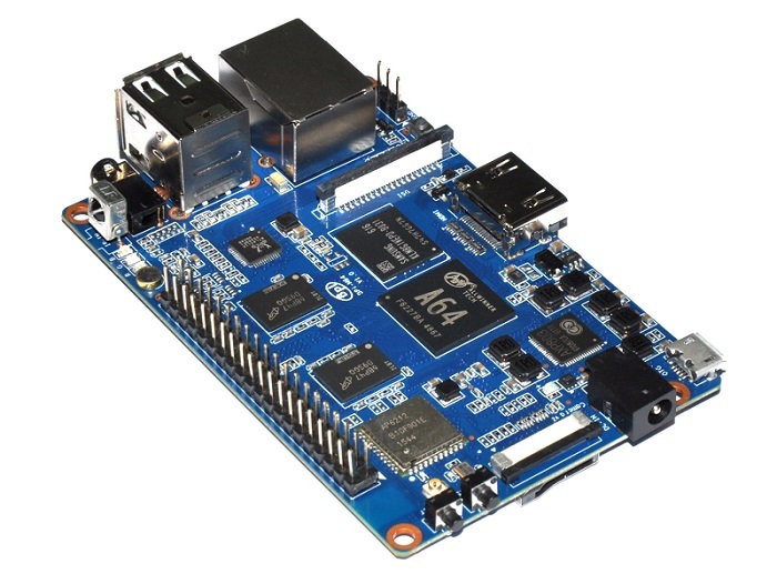 Основой платы Banana Pi BPI-M64 стала 64-битная SoC AllWinner