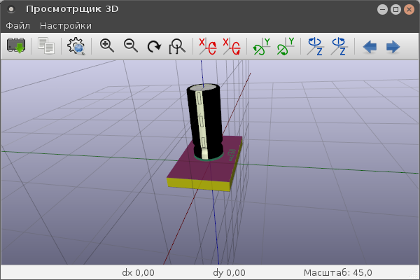 Трассировка печатной платы в KiCAD - 18