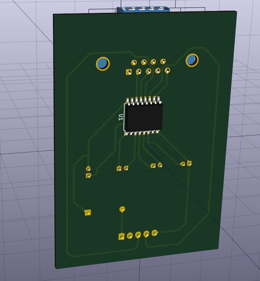 Трассировка печатной платы в KiCAD - 28 Трассировка печатной платы в KiCAD - 28