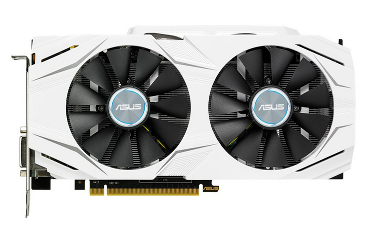 Видеокарта Asus Dual GeForce GTX 1070 работает на частоте до 1771 МГц