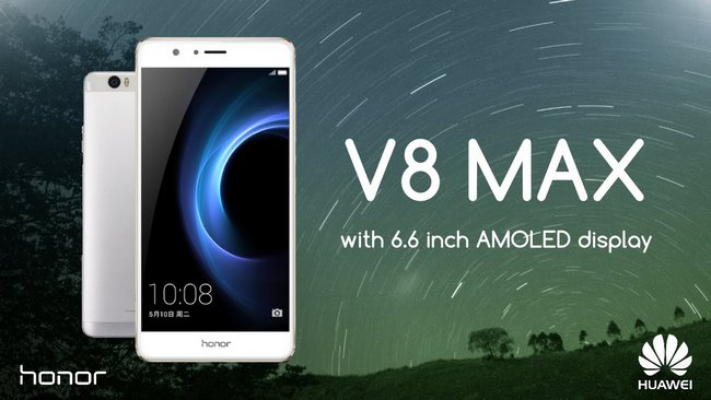 Планшетофон Honor V8 Max должен поступить в продажу 1 августа по цене $300