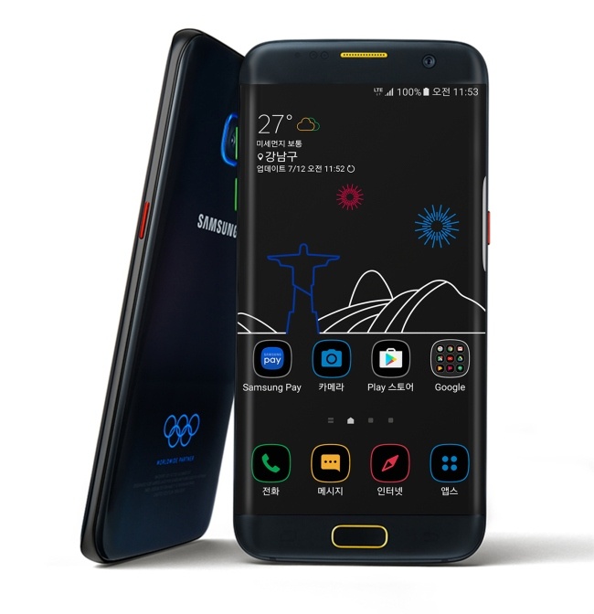 Ограниченная партия смартфонов Samsung Galaxy S7 edge Olympic Games Limited Edition сегодня поступает в продажу