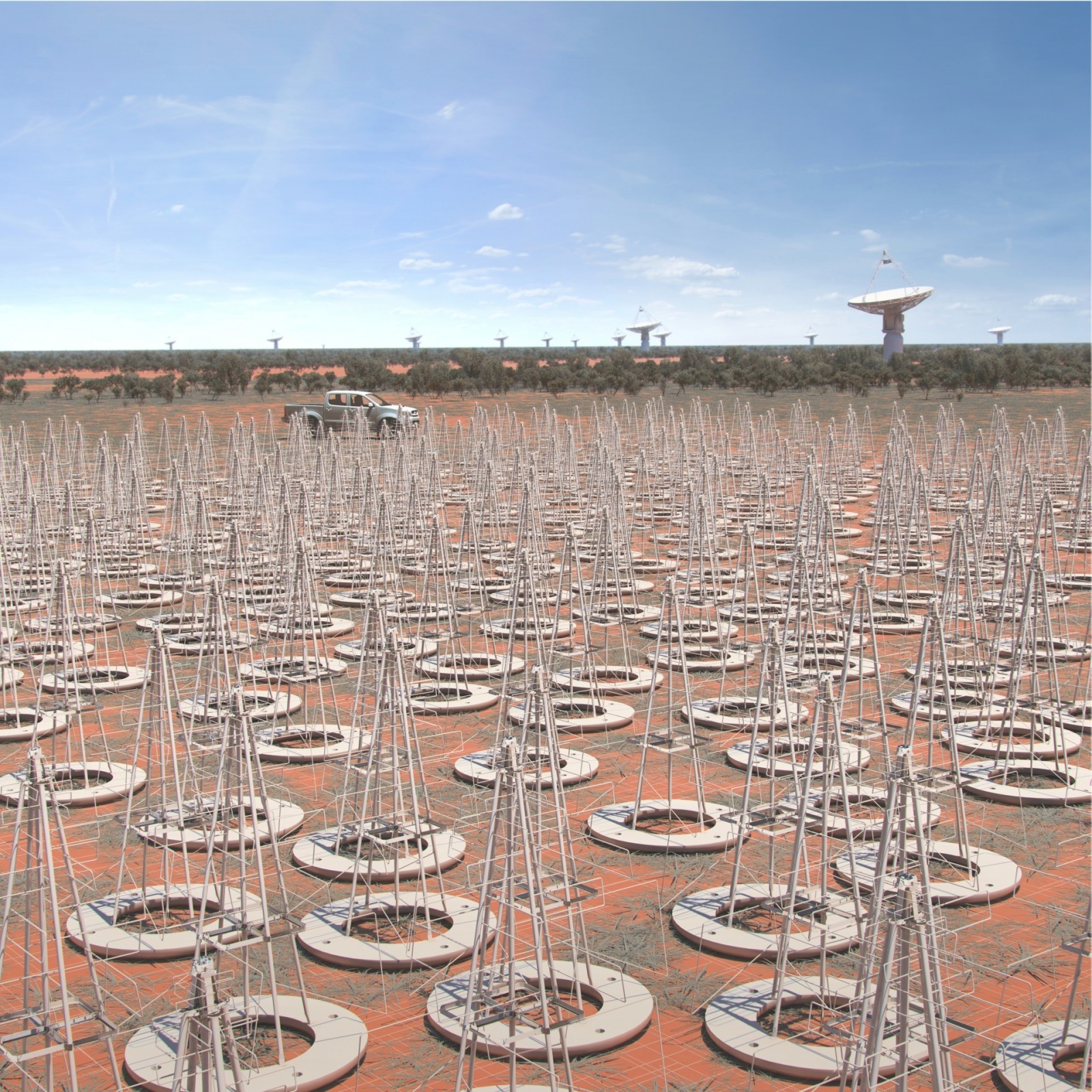 Крупнейший радиотелескоп MeerKAT запустили в тестовом режиме на четверть мощности - 3