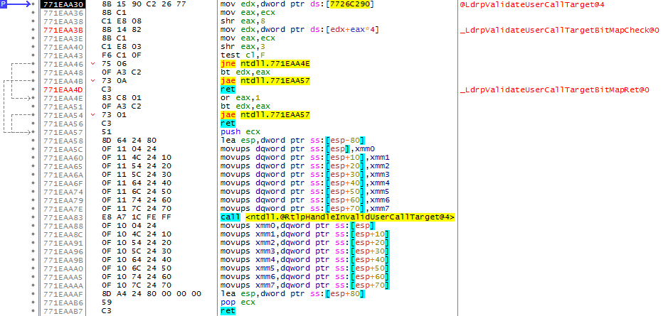 Control Flow Guard. Принцип работы и методы обхода на примере Adobe Flash Player - 6