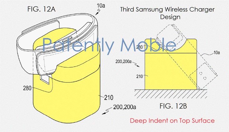 Samsung патентует беспроводное зарядное устройство новой формы