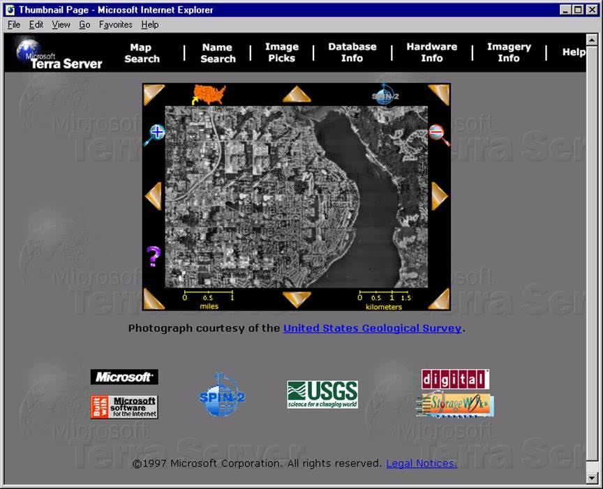 TerraServer бесполезный сервис или упущенная возможность? - 1 TerraServer бесполезный сервис или упущенная возможность? - 1
