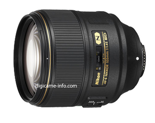 В Японии объектив AF-S Nikkor 105mm f/1.4E ED будет стоить примерно $2200 с учетом НДС