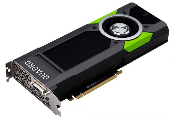 Nvidia готовит ускорители Quadro P5000 и P6000