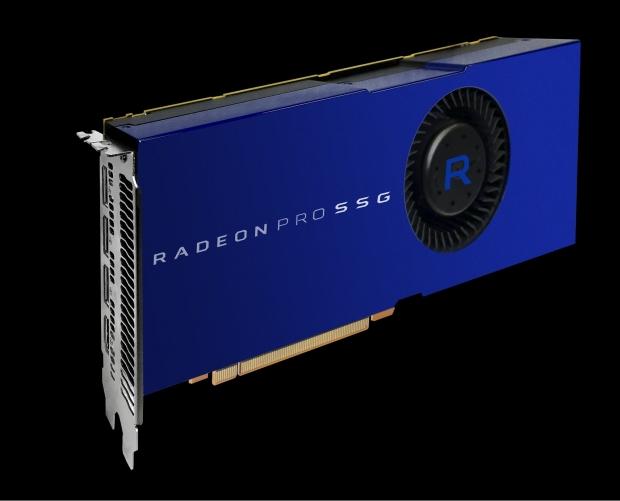 AMD представила карту Radeon Pro SSG с возможностью установки двух SSD - 4