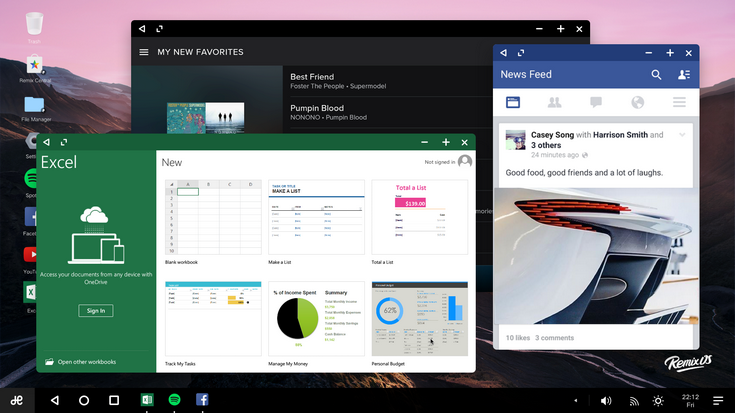 Remix OS перешла на Android 6.0