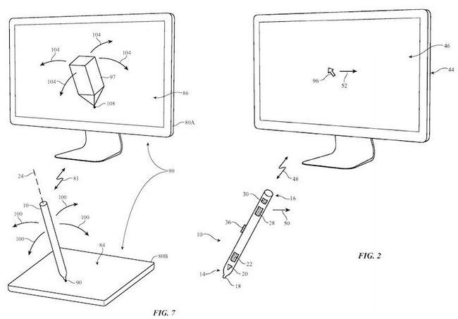 Новый стилус Apple Pencil, оснащенный набором сенсоров, сможет использоваться в роли джойстика в играх