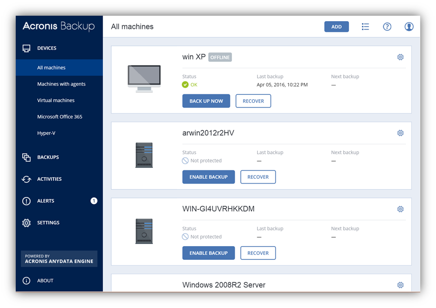 Acronis Backup 12 — мы строили, строили и наконец построили - 2