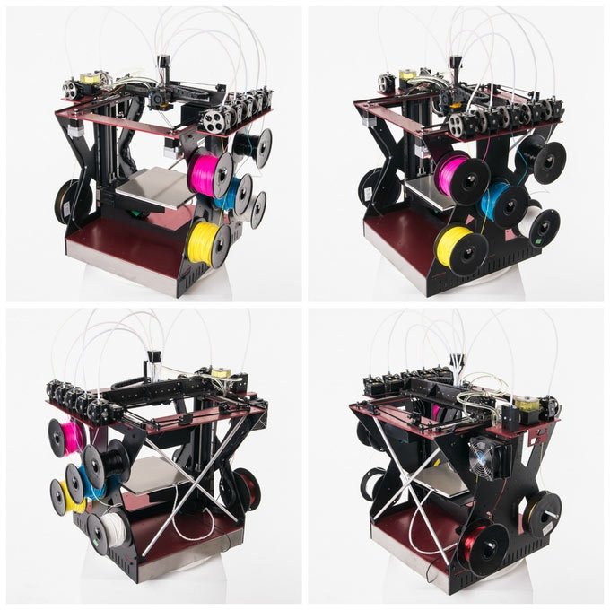 По словам разработчиков, RoVa4D — самый доступный полноцветный 3D-принтер