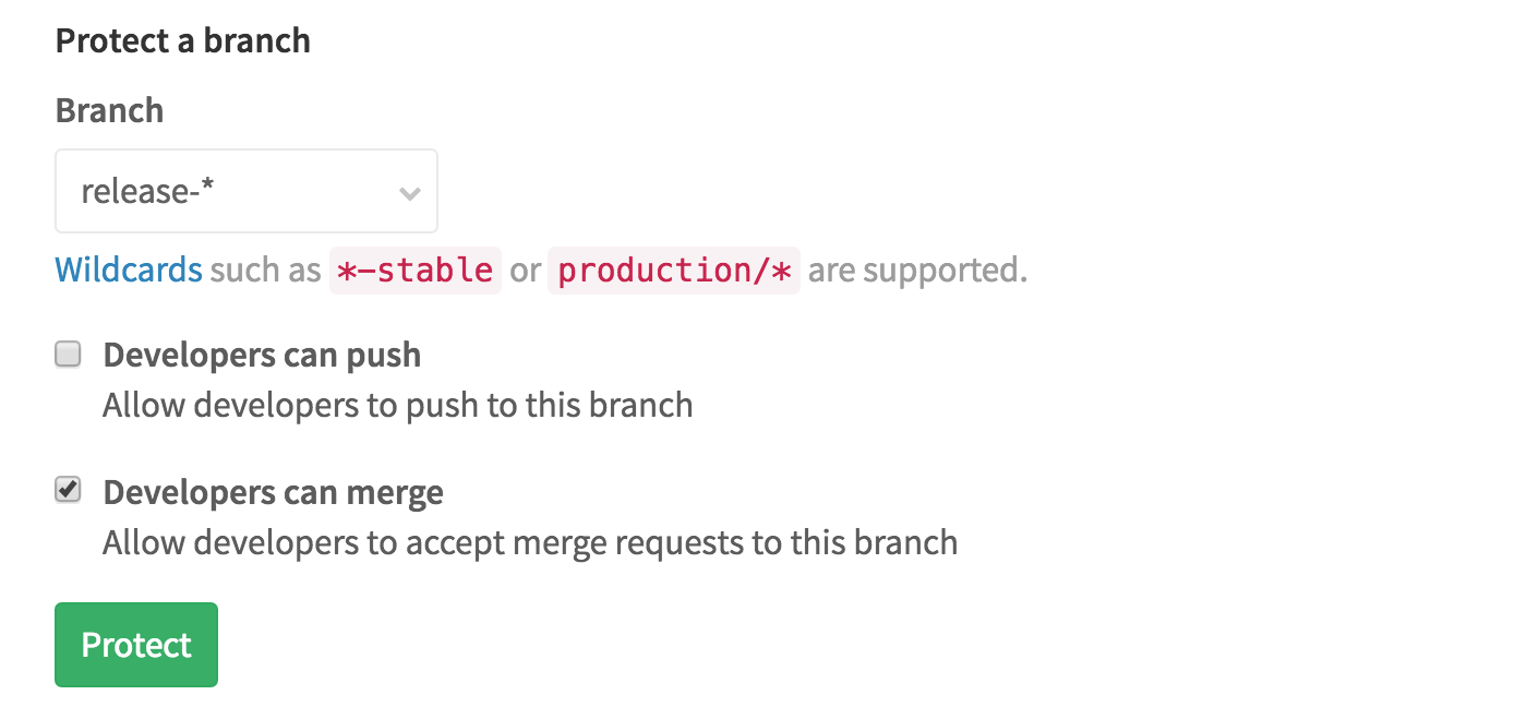 Push allow. GITLAB.