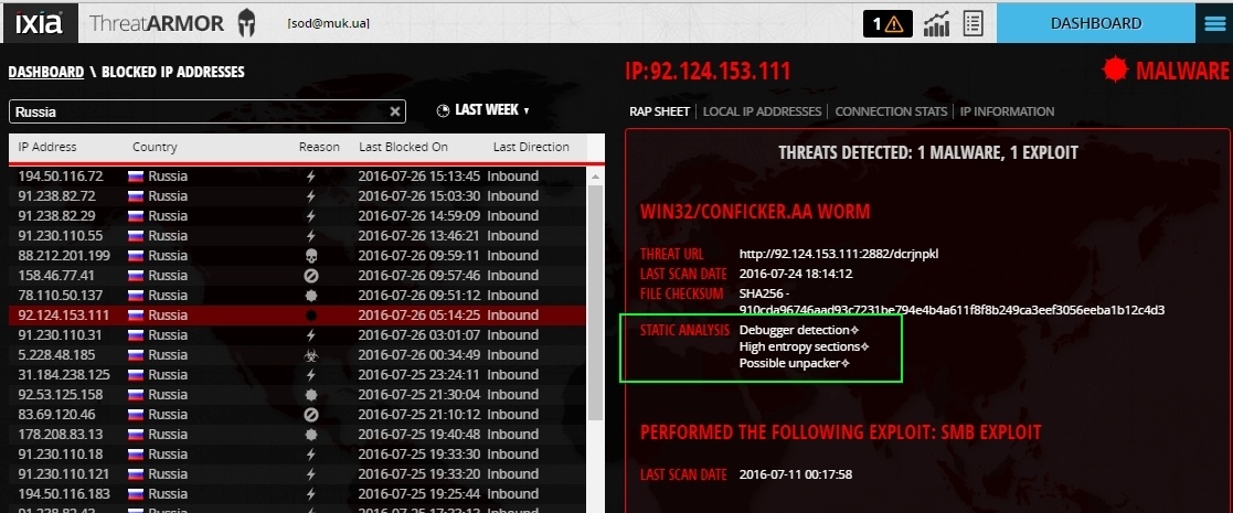 IXIA ThreatARMOR: меньше атак, меньше алармов SIEM, лучше ROI - 23