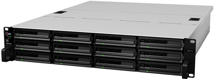 NAS Synology RackStation RS3617xs подойдет для надежного централизованного хранения данных