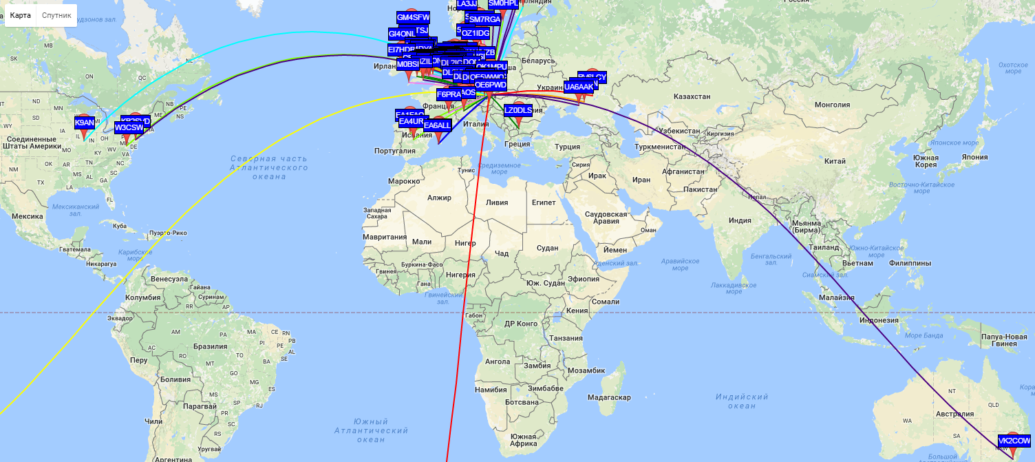 Немного о WSPR, или как далеко можно передать сигнал мощностью 1Вт? - 7