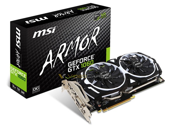 MSI GTX 1060 3GB Armor