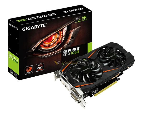 Gigabyte GTX 1060 3GB WF OC