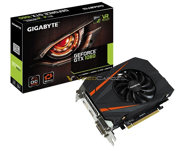 Gigabyte GTX 1060 3GB Mini