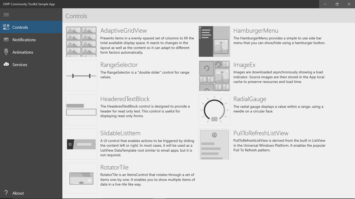 Представляем новый UWP Community Toolkit - 2