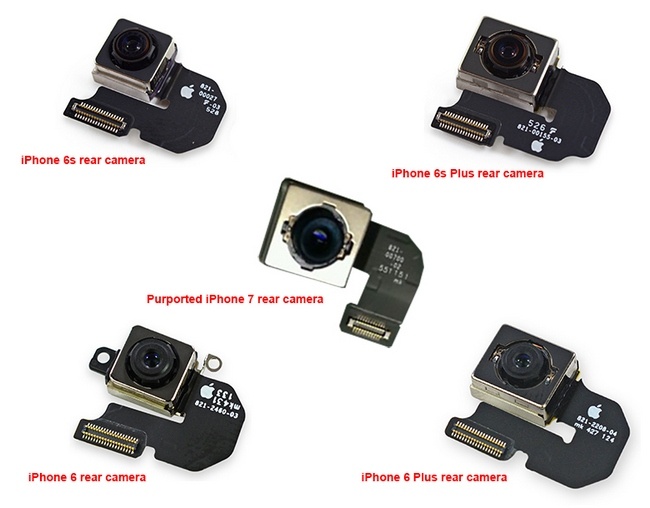 Фотография модуля камеры iPhone 7 подтверждает использование системы оптической стабилизации
