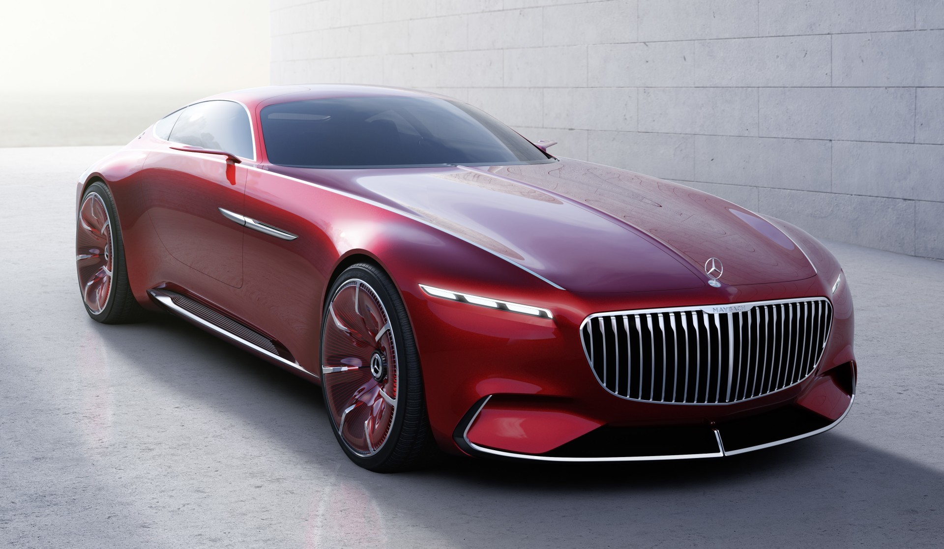 Проект шестиметрового электрокара Vision Mercedes-Maybach 6 - 1