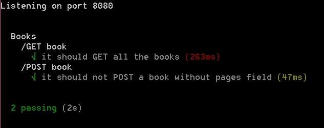 Тестирование RESTful API на NodeJS с Mocha и Chai - 12