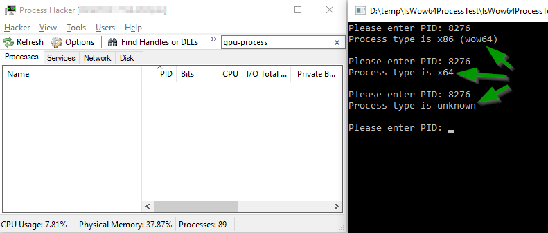 Неожиданное поведение WinAPI-функции IsWow64Process() - 4