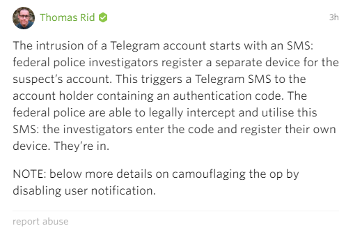 На Telegram обнаружена очередная успешная атака - 2