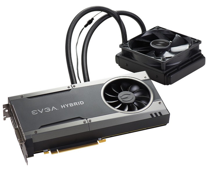 Карта EVGA GeForce GTX 1080 Hybrid  стоит $730