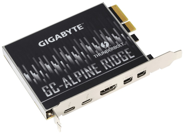 Gigabyte представила несколько новых устройств с поддержкой Thunderbolt 3