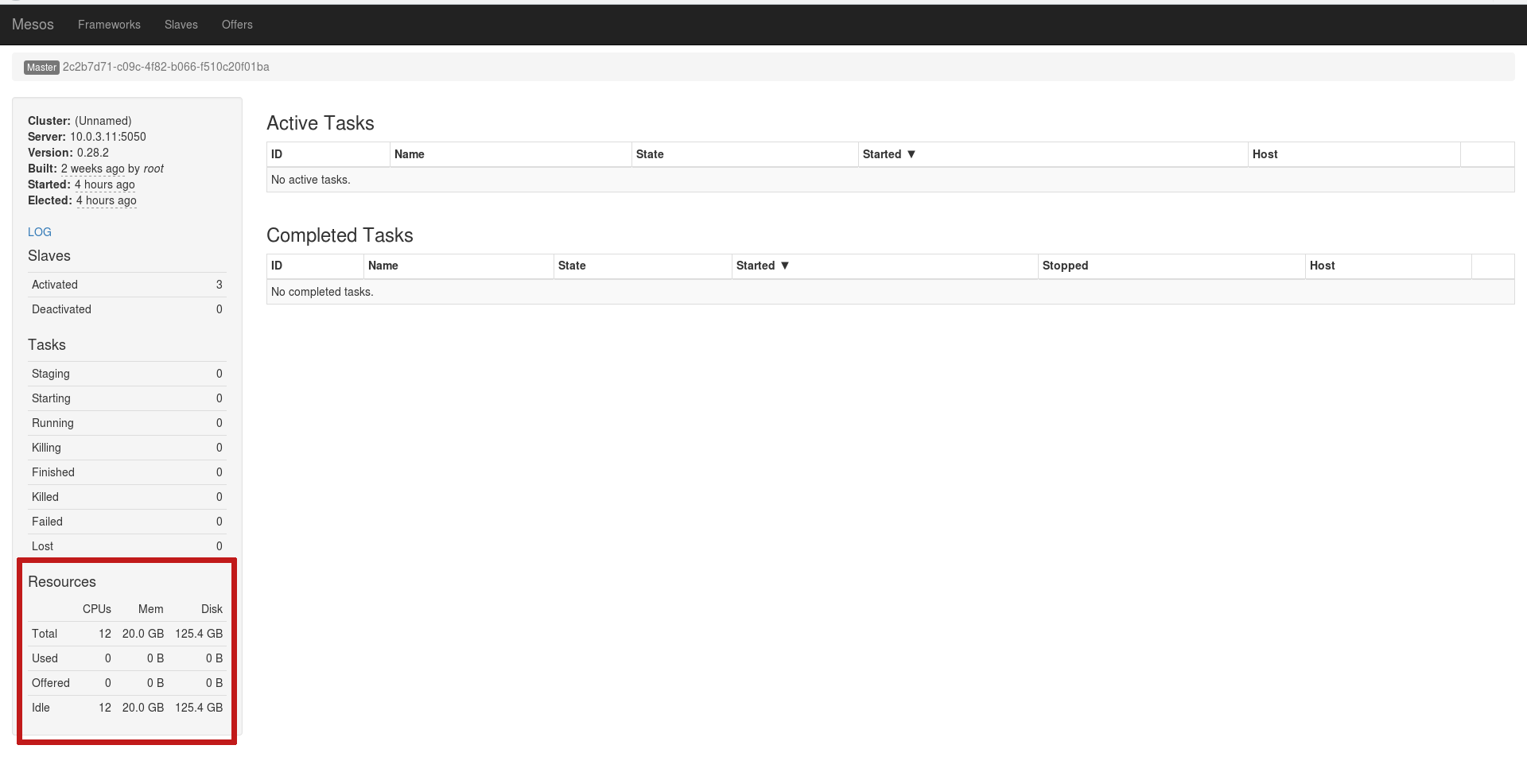 Mesos. Cluster Management - 12